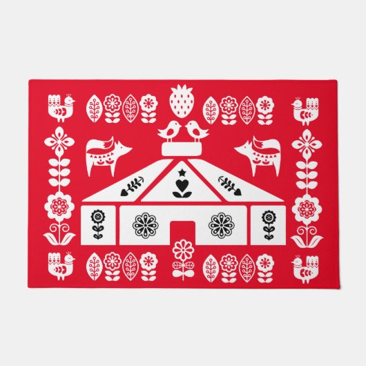 Jurt lebt in der Natur Fußmatte (Vorderseite)