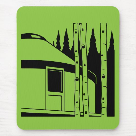 Jurt lebt in der Natur Mousepad (Vorne)