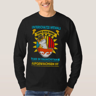 Jurta Republik Kasachstan Qazaqstan Kasachische Fl T-Shirt