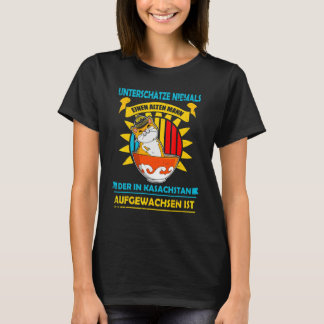Jurta Republik Kasachstan Qazaqstan Kasachische Fl T-Shirt