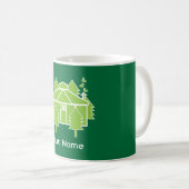 Jurte Leben und Urlaub Kaffeetasse (VorderseiteRechts)
