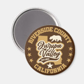 Jurupa Valley, Kalifornien Magnet (Vorderseite/Rückseite)