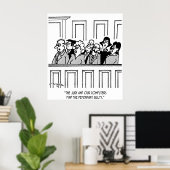 Jury-Cartoon 2640 Poster (Heimbüro)