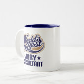 Jury Consultant Zweifarbige Tasse (Vorderseite Links)