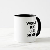 JURY-MITGLIED der Welt Tasse (VorderseiteRechts)