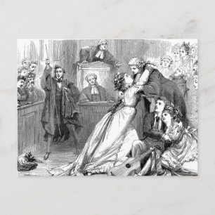 Jury-Prozess Postkarte