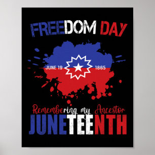 Jurzehnte Celebrate Freedom Red White Blue Free B Poster