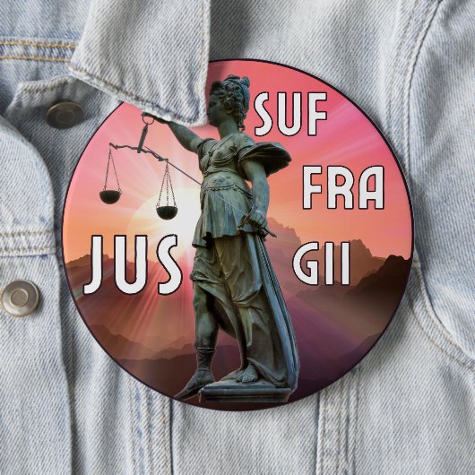 Jus Suffragii Historisches Wahlrecht Button (Beispiel)