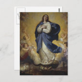Jusepe de Ribera - Die Unbefleckten Postkarte (Vorne/Hinten)