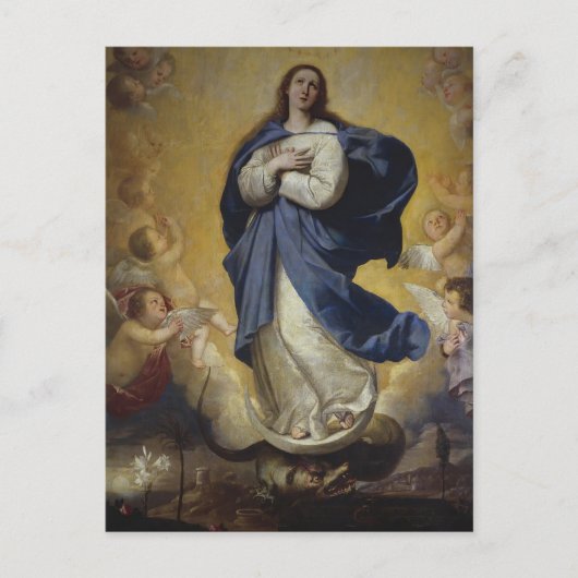 Jusepe de Ribera - Die Unbefleckten Postkarte (Vorderseite)