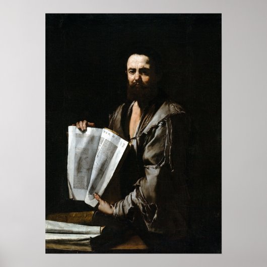 Jusepe de Ribera Euclid Poster (Vorne)