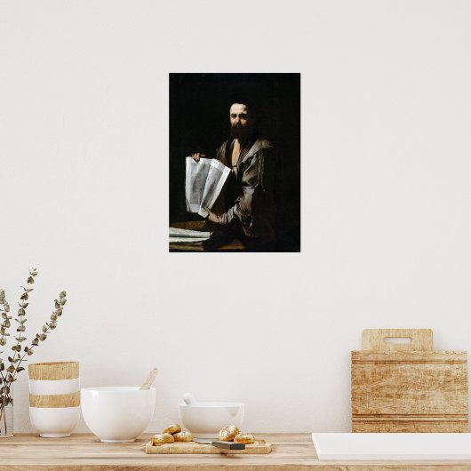 Jusepe de Ribera Euclid Poster (Küche)