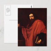 Jusepe de Ribera - Saint Paul Postkarte (Vorne/Hinten)