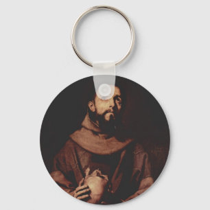 Jusepe de Ribera- St Francis von Assisi Schlüsselanhänger