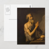 Jusepe de Ribera-St. Onuphrius Postkarte (Vorne/Hinten)