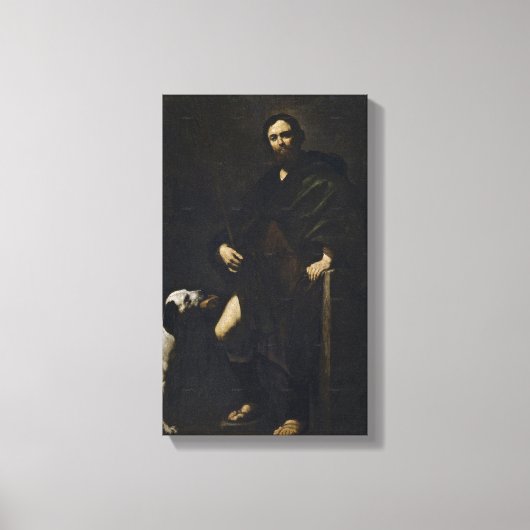 Jusepe de Ribera - St Roch Leinwanddruck (Vorderseite)