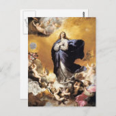 Jusepe de Ribera - Unbefleckte Empfängnis Postkarte (Vorne/Hinten)