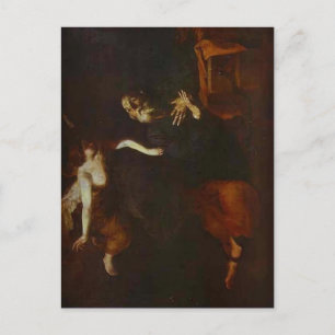 Jusepe Ribera-Deliverence von St. Peter, Gefängnis Postkarte