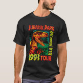 Jusrassic Park Isla Nublar 1993 Tour T-Shirt (Vorderseite)