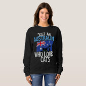 Just A Australian Who Loves Cats For all of Austra Sweatshirt (Vorne ganz)