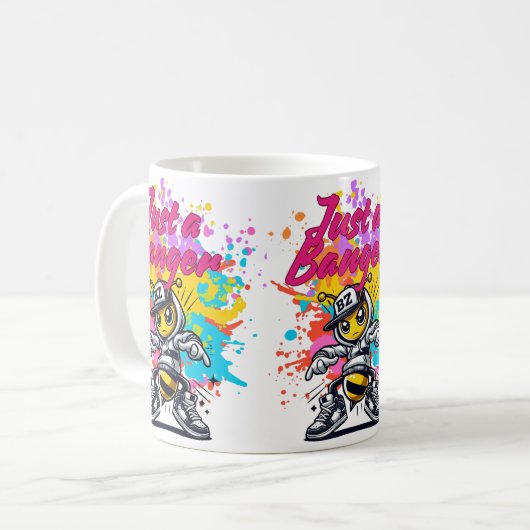 Just a Banger – Stylish Streetwear Design Kaffeetasse (Vorderseite Links)