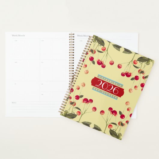 Just a Bowl of Cherries Day Planner Agenda 2026 Planer (Anzeige)