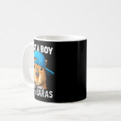 Just A Boy Who Loves Capybaras Kaffeetasse (Vorderseite Links)