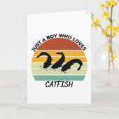 Just a boy who loves catfish karte (Gelbe Blume)