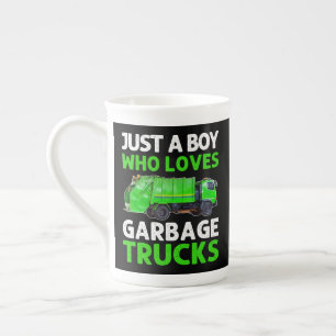 Just A Boy Who Loves Garbage Trucks Porzellantasse