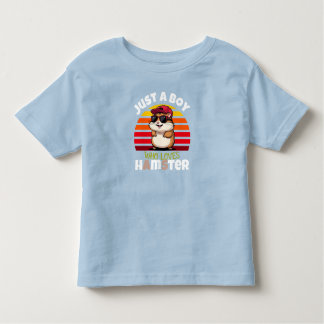 Just a Boy who loves Hamsters Kleinkind T-shirt