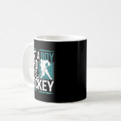 Just A Boy Who Loves Hockey  Kaffeetasse (Vorderseite Links)