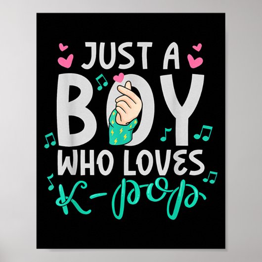 Just A Boy Who Loves K-p Fandom Celebration Poster (Vorne)