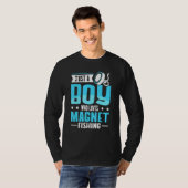 Just A Boy Who Loves Magnet Fishing T-Shirt (Vorne ganz)