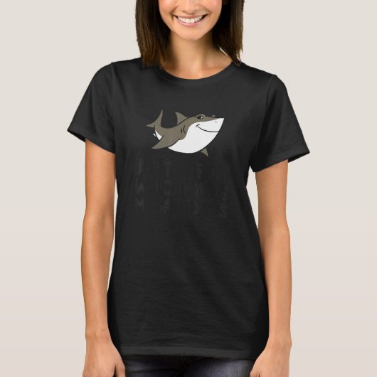 Just a Boy Who Loves Megalodons Cute Megalodon Sha T-Shirt (Vorderseite)
