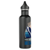 Just A Boy Who Loves Megalodons - Megalodon Shark Edelstahlflasche (Links)