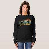 Just A Boy Who Loves Penguins Penguin Retro Sweatshirt (Vorne ganz)
