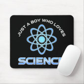 Just A Boy Who Loves Science Mousepad (Mit Mouse)