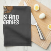 Just A Boy Who Loves Sloths and Video Games Gamer  Geschirrtuch (Viertel Falte)