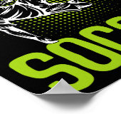 Just A Boy Who Loves Soccer Player Boys Kids  Poster (Ecke)