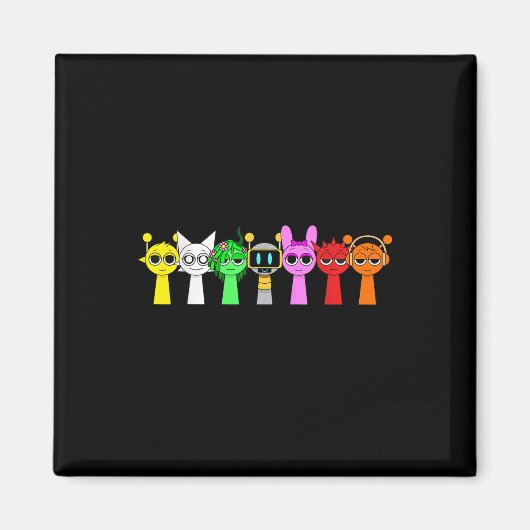 Just A Boy Who Loves Sprunky Funny Sprunky Game Magnet (Vorne)