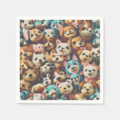 Just a bunch of happy puppies serviette (Vorderseite)