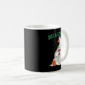 Just A Cozy Goose Funny Christmas Men Women Kids S Kaffeetasse (VorderseiteRechts)