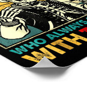 Just A Dad Who Always Came Back With The Milk Fath Poster (Ecke)