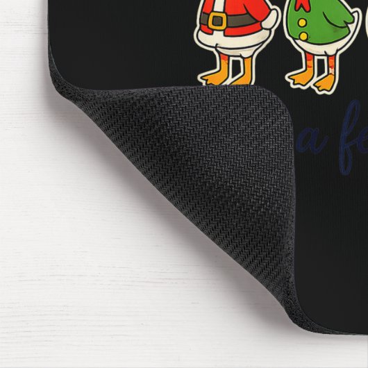 Just A Festive Goose Christmas Silly Goose Funny C Mousepad (Ecke)