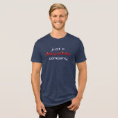 Just a Fizzy Drinks Company Tri-Blend Shirt (Vorderseite voll)