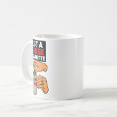 Just A Fridge Cigarette Funny Hand Design Cool Cos Kaffeetasse (Vorderseite Links)