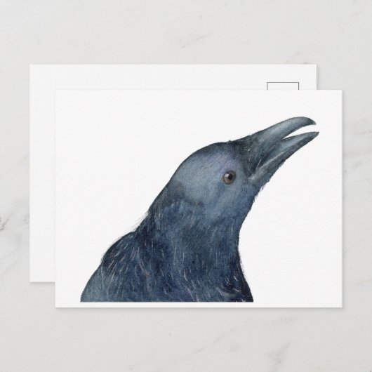 Just a Friendly Caw Postkarte (Vorne/Hinten)