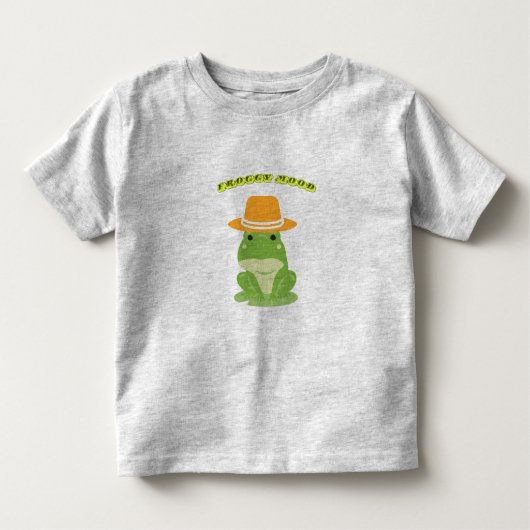 Just a Froggy Day Kleinkind T-shirt (Vorderseite)