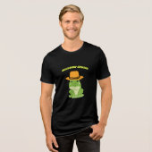 Just a Froggy Day Tri-Blend Shirt (Vorderseite voll)