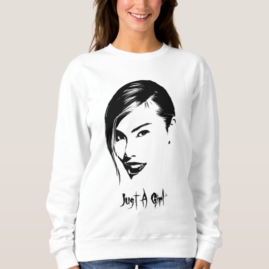 Just A Girl 5 Sweatshirt (Vorderseite)